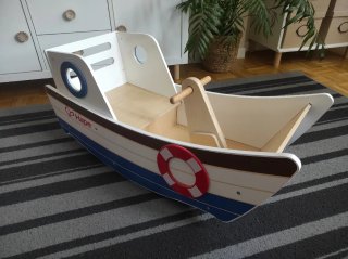 Barco balancín Hape para niños