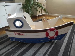 Barco balancín Hape para niños