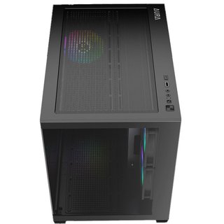 GAMDIAS AURA GC10M V2 Templado + 3 FAN RGB (NUEVO)