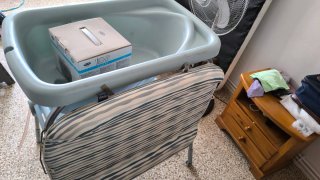 Bañera cambiador Chicco con porta utensilios