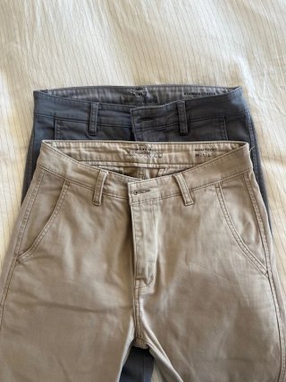 Pantalones Chinos Levi's Talla 38 Beige/Gris