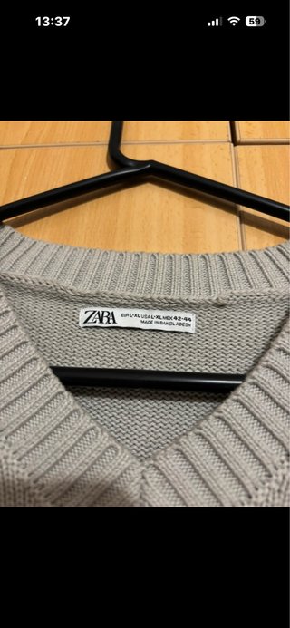 Chaleco Zara Talla L/XL Rayas