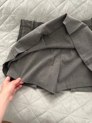 Falda pantalón Zara gris