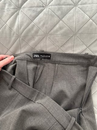 Falda pantalón Zara gris