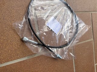 Cable Cuentakilómetros Negro y Plateado