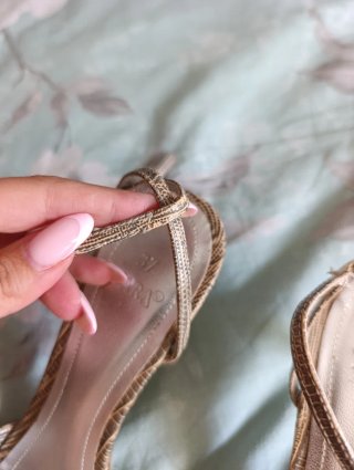Sandalias Zara Talla 37 Efecto Serpiente