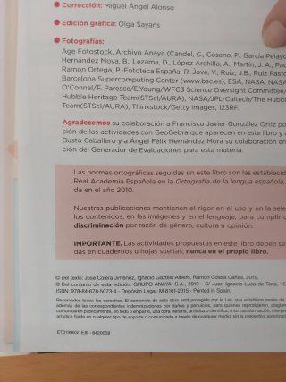 Matemáticas, ESO 1