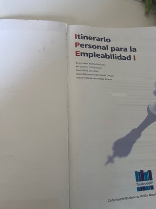 Itinerario Personal para la empleabilidad I