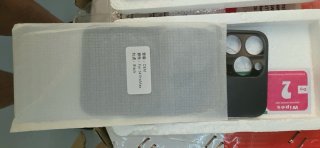 Copertura posteriore iPhone 14 Pro Max in cristallo nero