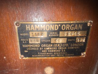Órgano Hammond L-122
