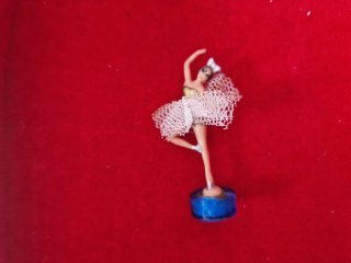 Caja de música y joyero vintage con bailarina