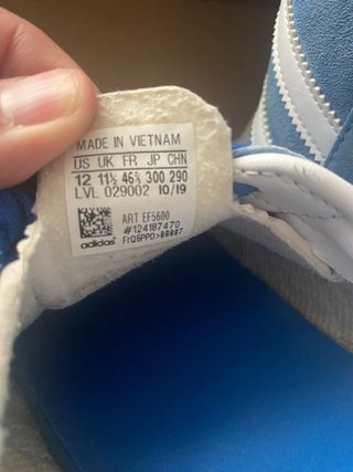 Adidas Gazelle Azzurre