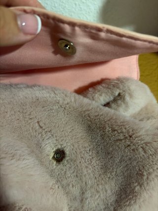 Bolso niña peluche rosa gato