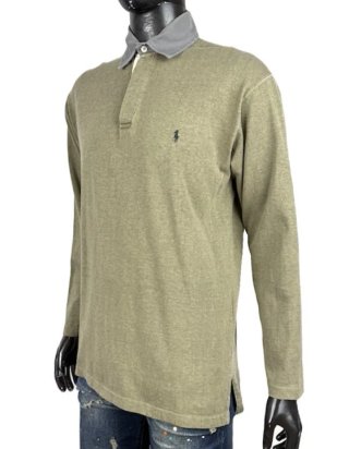 Ralph Lauren Polo Uomo Taglia L Verde Oliva Cotone