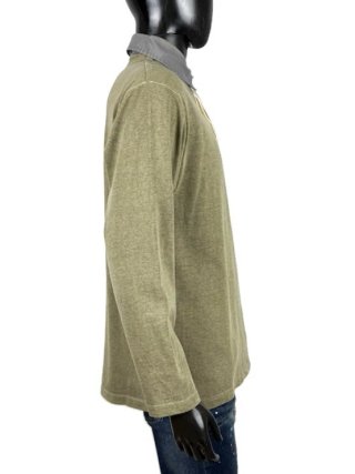 Ralph Lauren Polo Uomo Taglia L Verde Oliva Cotone