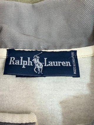 Ralph Lauren Polo Uomo Taglia L Verde Oliva Cotone