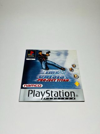 Time Crisis Project Titan PS1 Platinum completo