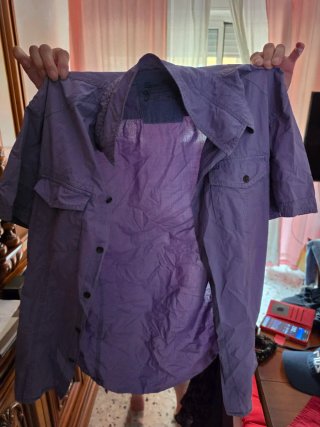 Camicia uomo viola