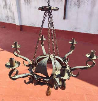 Lampara de Forja para Salón (vintage)