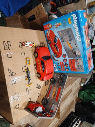 Playmobil Coche Taller 4321 con caja Todo 20€