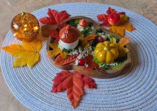 Decorazione Autunnale Centrotavola