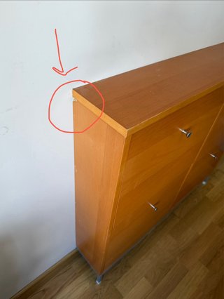 Zapatero madera estrecho 4 compartimentos