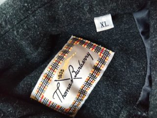 Abrigo Lana Thomas Burberry XL Gris
