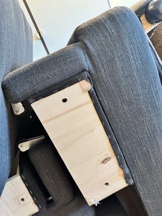 Sofá 3 plazas chaiselongue Hillared antracita