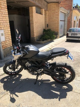 Honda CB 125 R 2019 Naked Negra/Plata