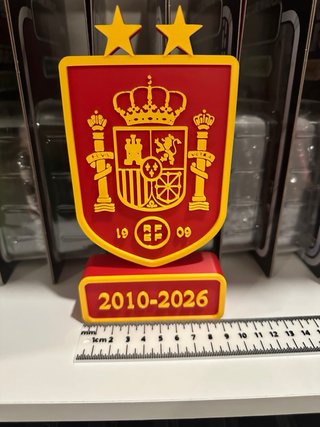 Logó 3D Seleção Espanha Futebol