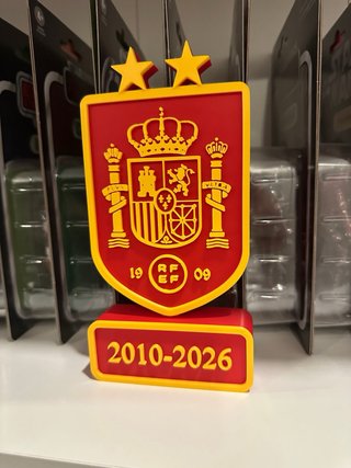 Logó 3D Seleção Espanha Futebol