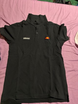 Polo Ellesse Talla M Negro