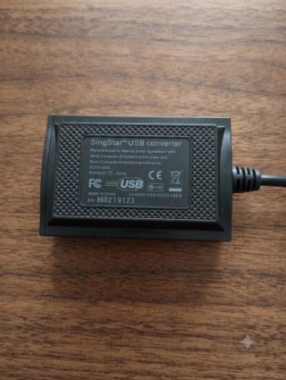 Adaptador Micrófonos Singstar USB Negro