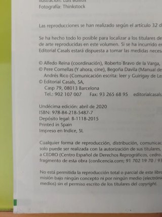 Lengua castellana y literatura 1, ESO