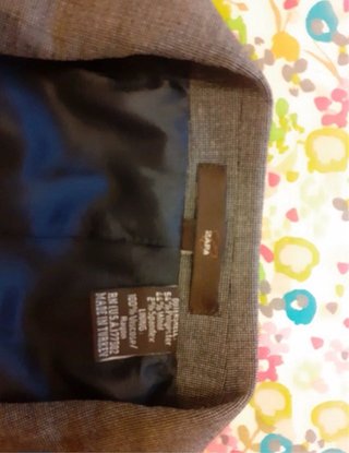 Traje Zara Gris T.56