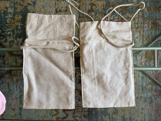 Bolsos de lona hechos a mano