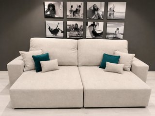 Sofá NUEVO4 plazas deslizante eléctrico color Gris