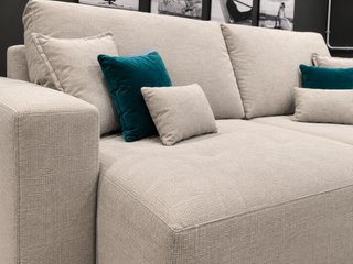 Sofá NUEVO4 plazas deslizante eléctrico color Gris