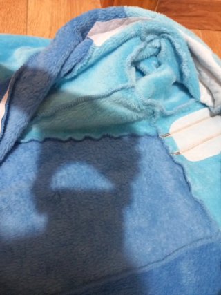 Pijama entero de pitufo calentito