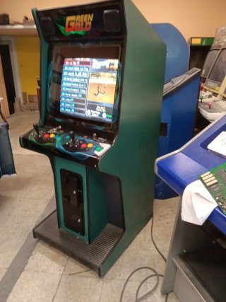Máquina Arcade Green Gold