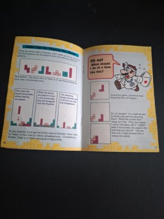 Manuale SNES Tetris & Dr. Mario