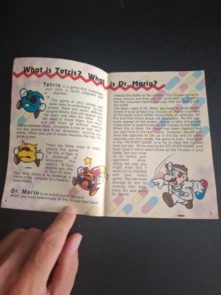 Manuale SNES Tetris & Dr. Mario