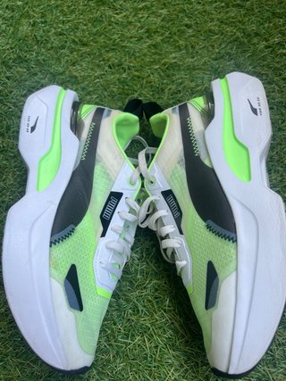 Zapatillas Puma Kosmo Rider verde neón talla 37 pl