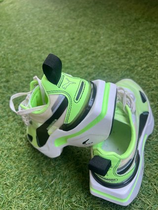 Zapatillas Puma Kosmo Rider verde neón talla 37 pl