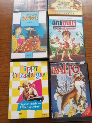 6 Películas DVD Infantiles (Español)