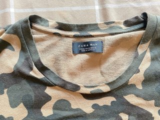 Lote 2 Camisetas Zara Hombre y Pull and Bear