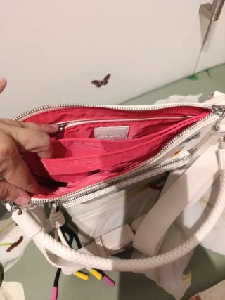 Bolso Desigual Blanco Flores