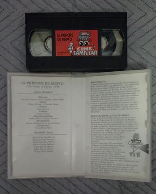 El Príncipe de Egipto VHS