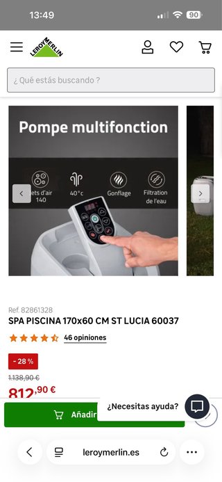 Lay-Z-Spa Piscina 170x60 cm