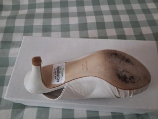 Zapato de fiesta Gloria Ortiz nacarado T.36
